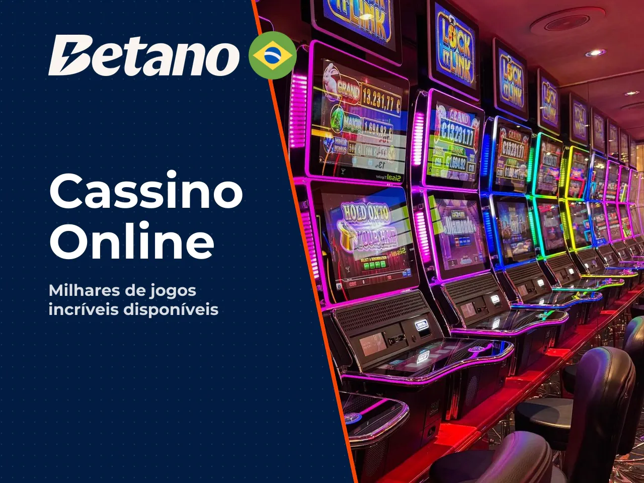 Cassino, jogos e recursos extras da Betano. Na seção de cassino, a Betano reúne mais de 2.000 jogos de provedores renomados como Pragmatic Play, Evolution Gaming e Play'n GO. O catálogo inclui: