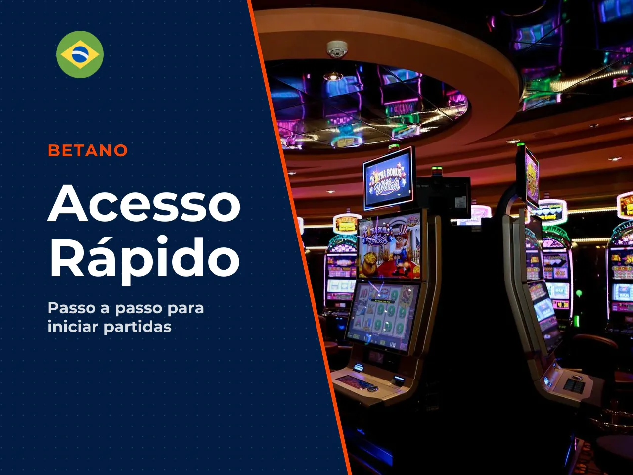 Passo a passo para entrar no jogo e começar a sessão. **No desktop:** 1. Acesse `betano.com.br` pelo navegador de sua preferência. 2. Faça login na sua conta. 3. Navegue até Cassino e busque "Fortune