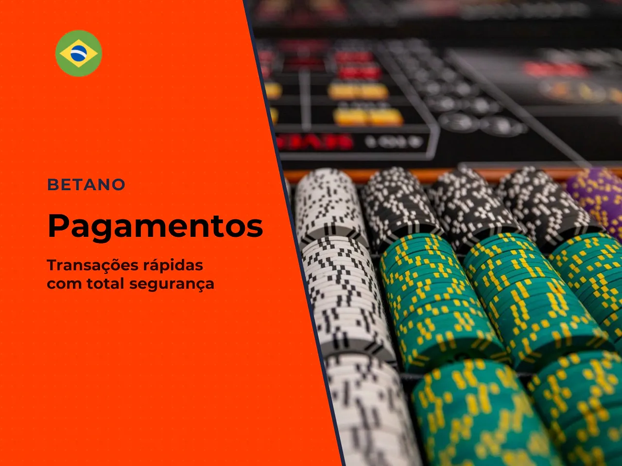Depósitos, saques e métodos de pagamento