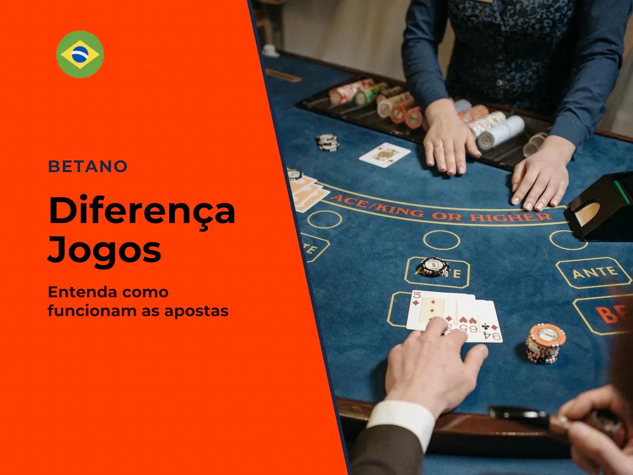 Diferença entre casino Betano, apostas esportivas