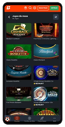 betano cassino jogos de mesa